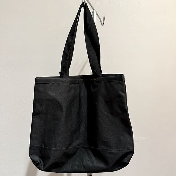 Black Allstate New Orleans Louisiana Sugar Bowl Zippered Embroidered Tote - Picture 3 of 4